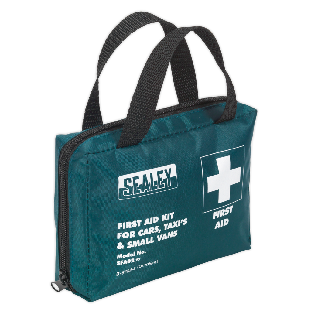 Medium First Aid Kit for Cars, Taxis & Small Vans - BS 8599-2 Compliant SFA02