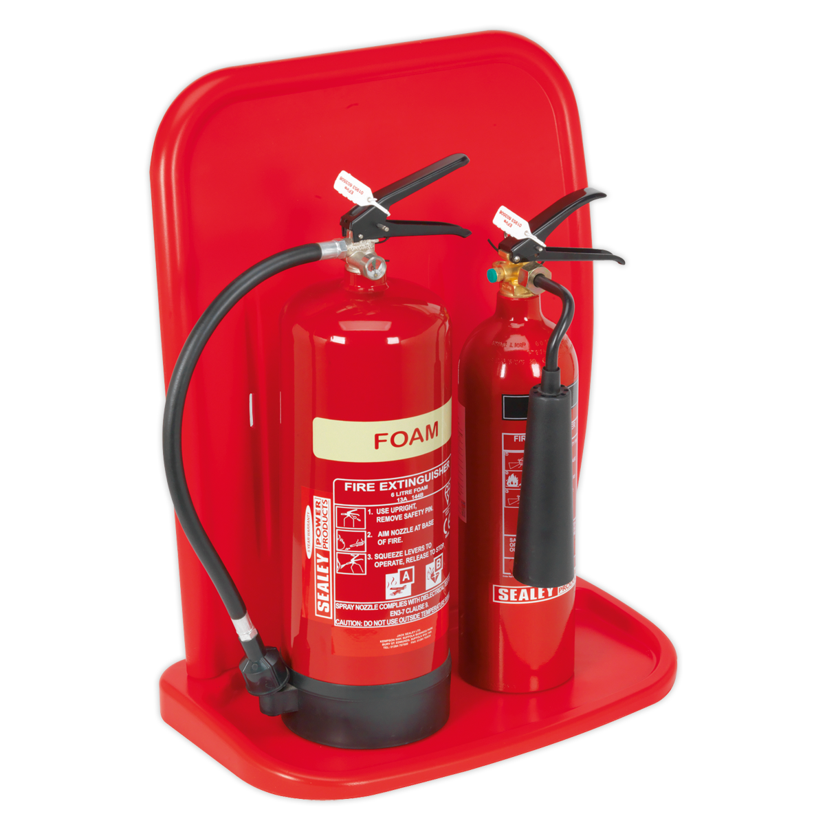 Fire Extinguisher Stand - Double SFEH02