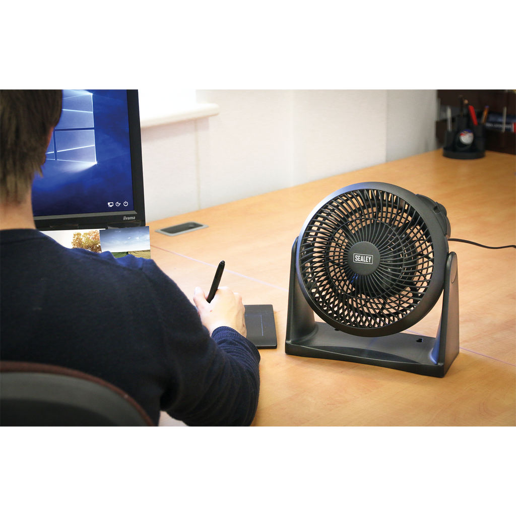 8" Desk Fan 3-Speed 230V SFF08