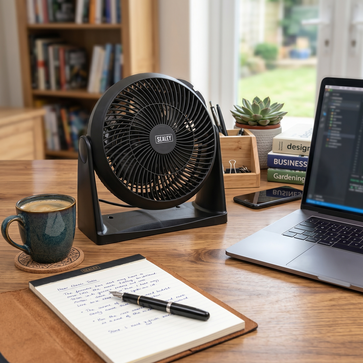 8" Small Desk Fan 3-Speed 230V SFF08