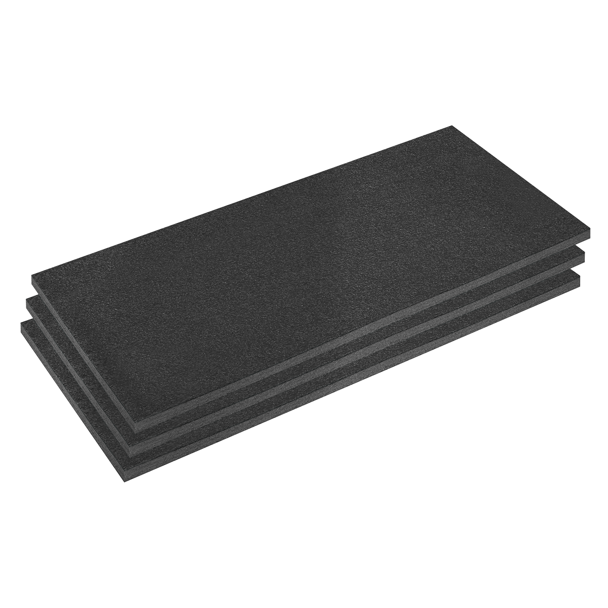 Easy Peel Shadow Foam® 1200 x 550 x 30mm, Black/Black - Pack of 3 SFPK30BK
