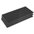 Easy Peel Shadow Foam® 1200 x 550 x 50mm, Black/Black - Pack of 3 SFPK50BK