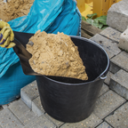 Heavy-Duty Flexi Tub with Metal Handle 26L - Black SFT26H