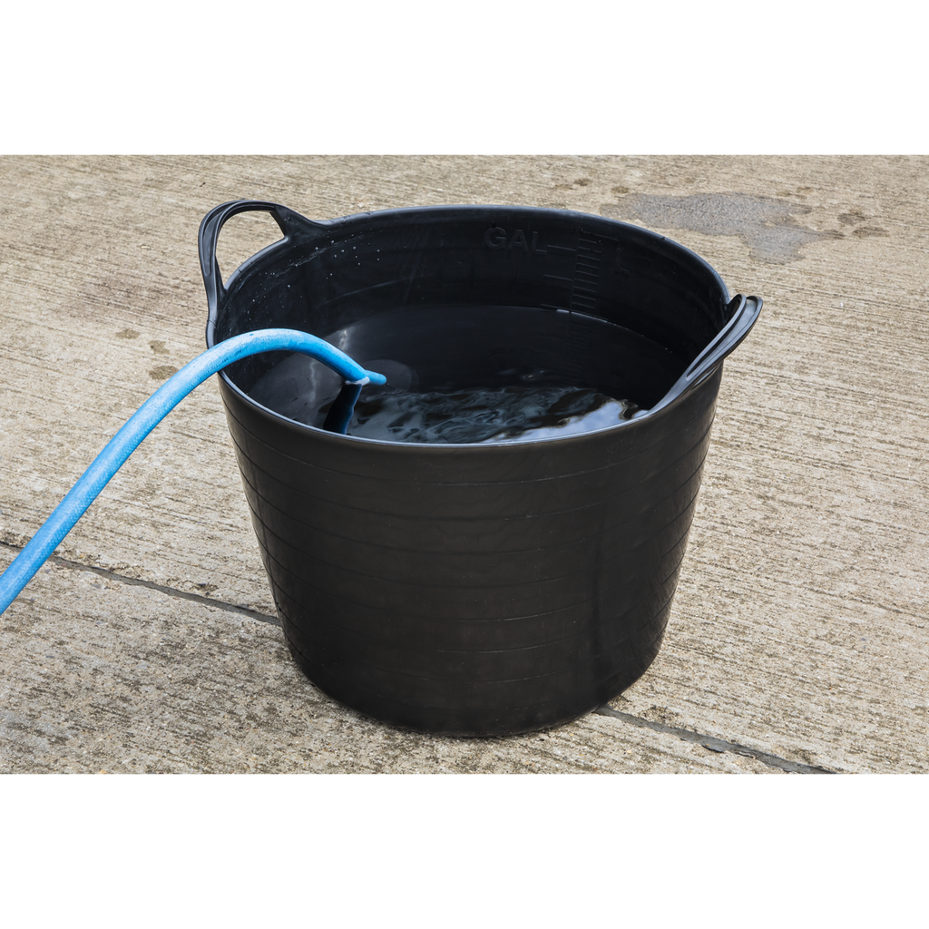 40L Heavy-Duty Flexi Tub - Black SFT40