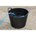 40L Heavy-Duty Flexi Tub - Black SFT40