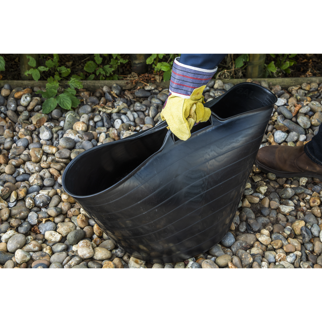 40L Heavy-Duty Flexi Tub - Black SFT40