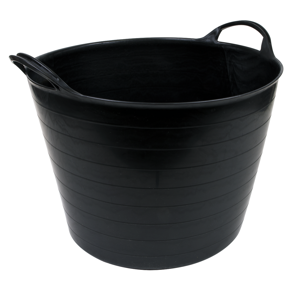 40L Heavy-Duty Flexi Tub - Black SFT40