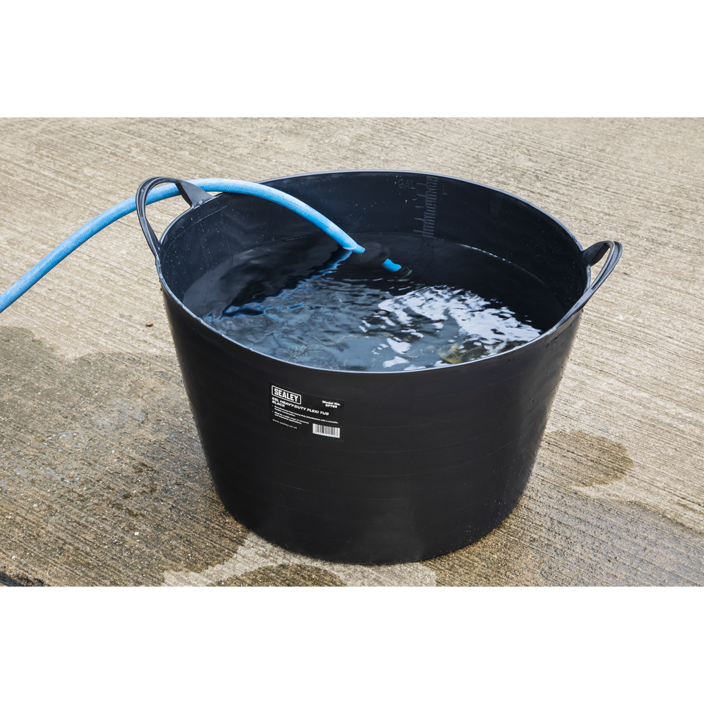 65L Heavy-Duty Flexi Tub - Black SFT65