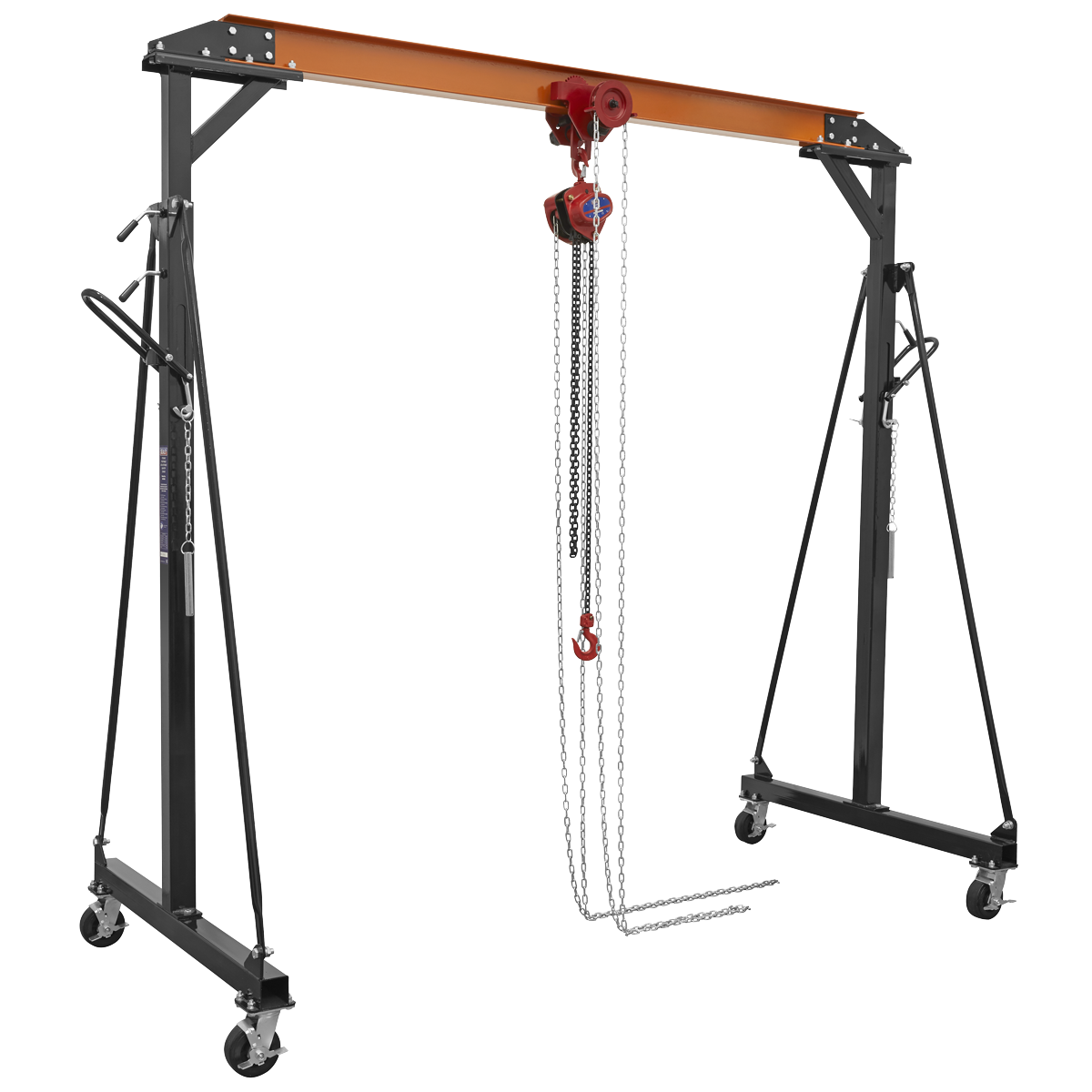 Portable Adjustable Gantry Frame with Geared Trolley Combo 1 Tonne SG1000KITG