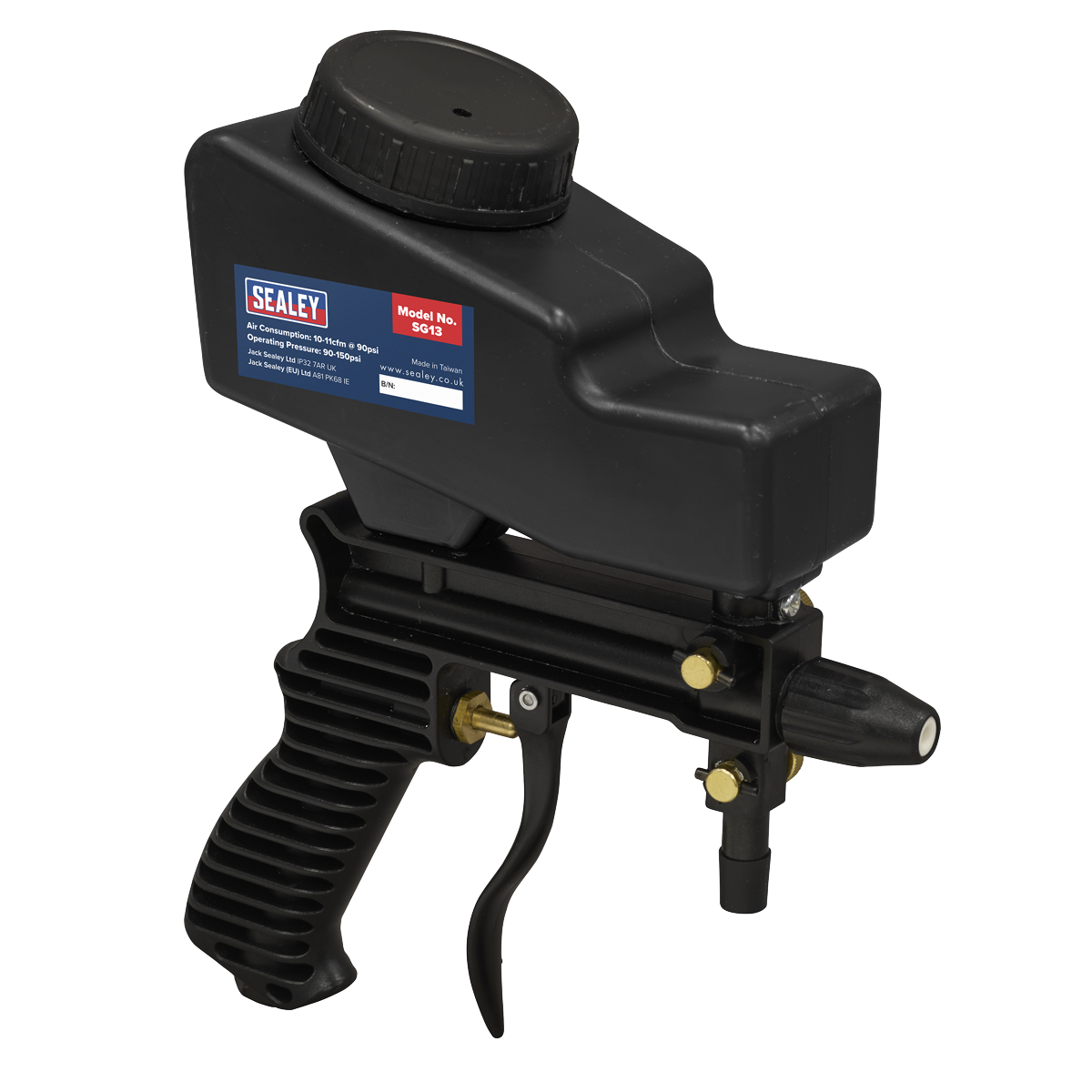 Sandblasting Gun with 5mm Ceramic Nozzle SG13