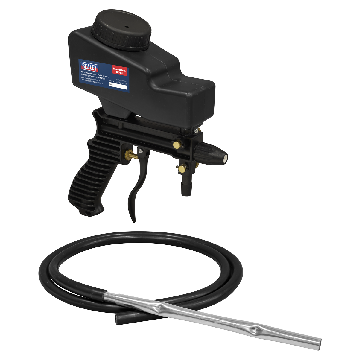 Sandblasting Gun with 5mm Ceramic Nozzle SG13