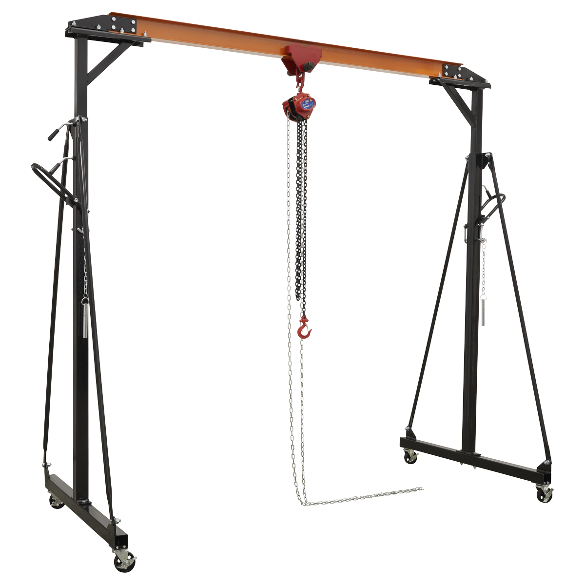 Portable Lifting Adjustable Gantry Frame 0.5 Tonne & Hoist Combo SG500KIT