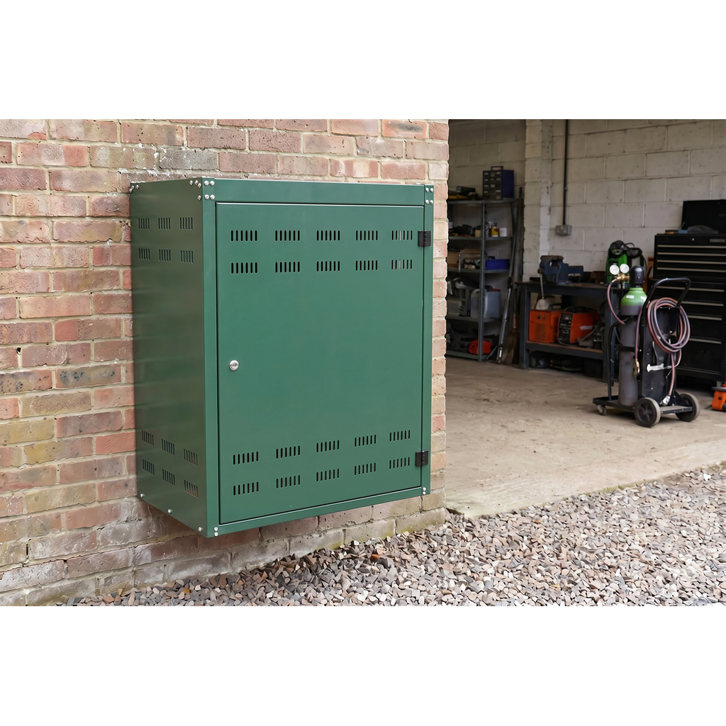 Solid Gas Cylinder Safety Cabinet - 2 x 19kg SGCSC219