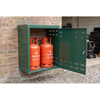 Solid Gas Cylinder Safety Cabinet - 2 x 19kg SGCSC219