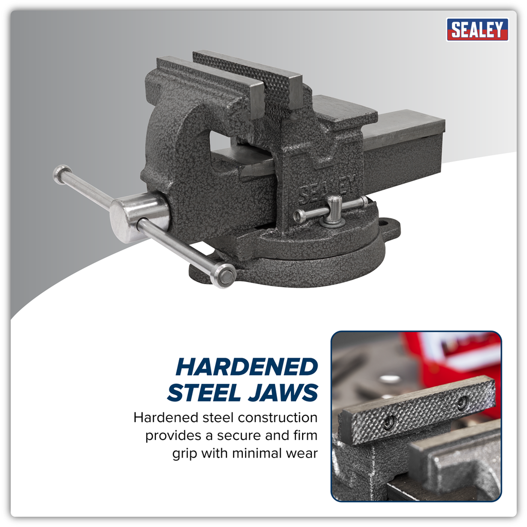 SG Iron Vice with Swivel Base 100mm SGV100L