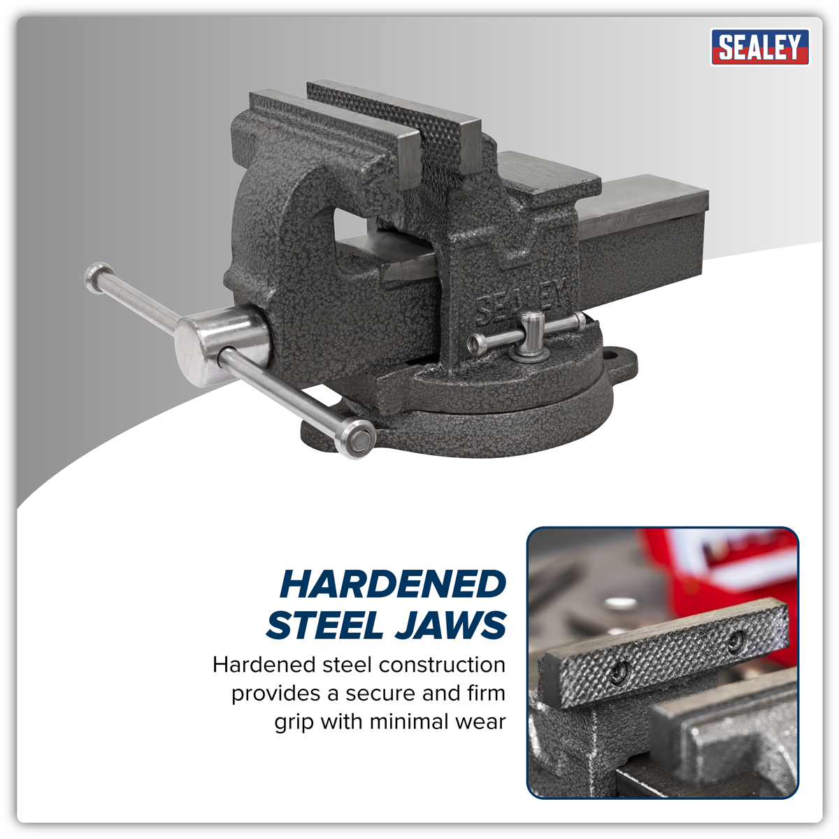 SG Iron Vice with Swivel Base 100mm SGV100L