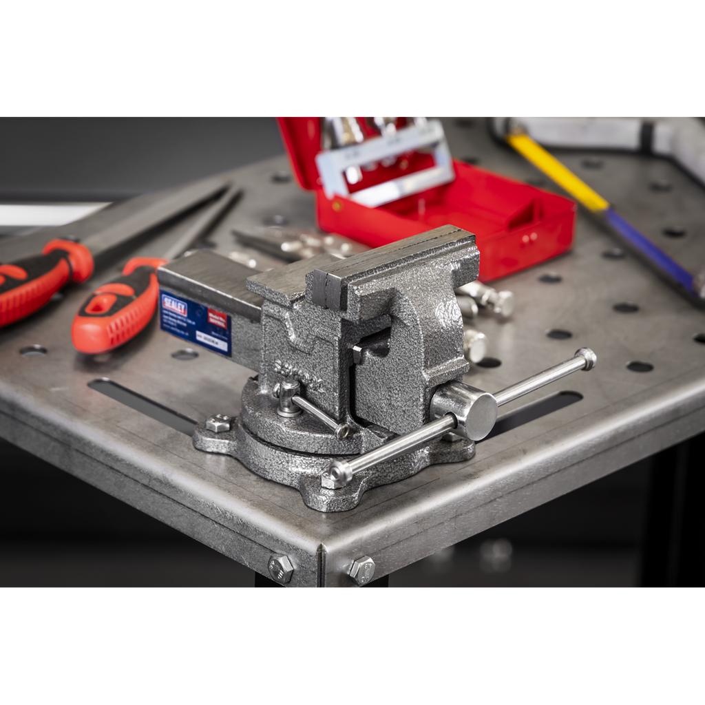 SG Iron Vice with Swivel Base 100mm SGV100L