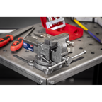 SG Iron Vice with Swivel Base 100mm SGV100L