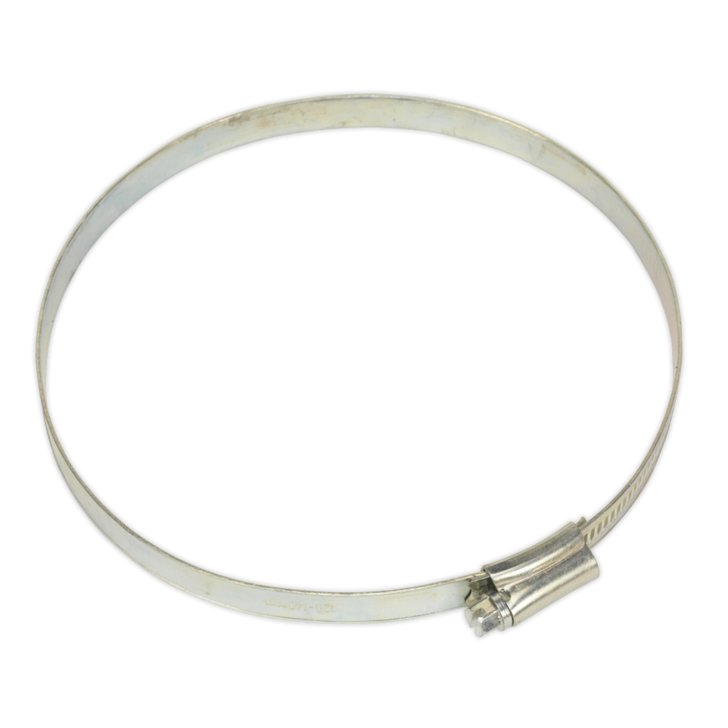 Zinc Plated Hose Clip 120-140mm - Pack of 10 SHC6