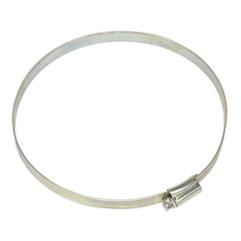 Zinc Plated Hose Clip 140-160mm - Pack of 10 SHC7