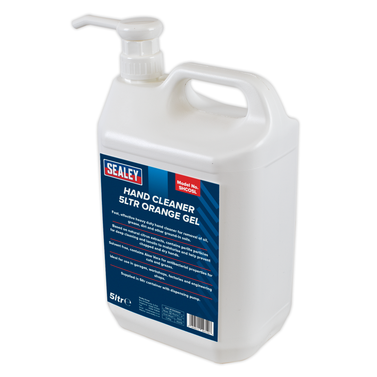 Orange Gel Hand Cleaner 5L SHCO5L