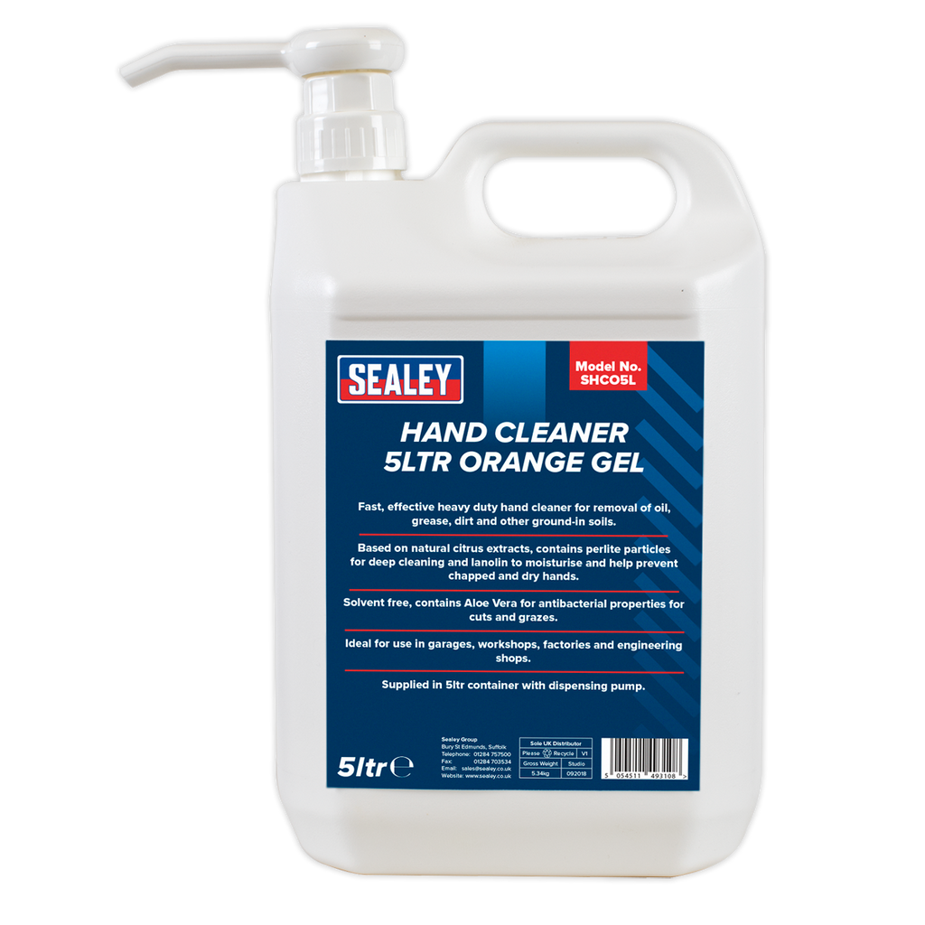 Orange Gel Hand Cleaner 5L SHCO5L