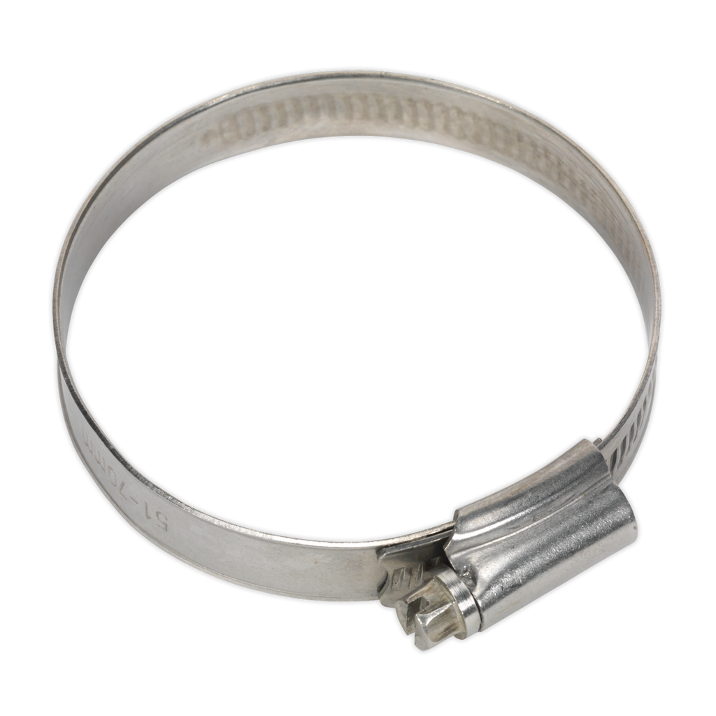 Stainless Steel Hose Clip 51-70mm - Pack of 10 SHCSS2