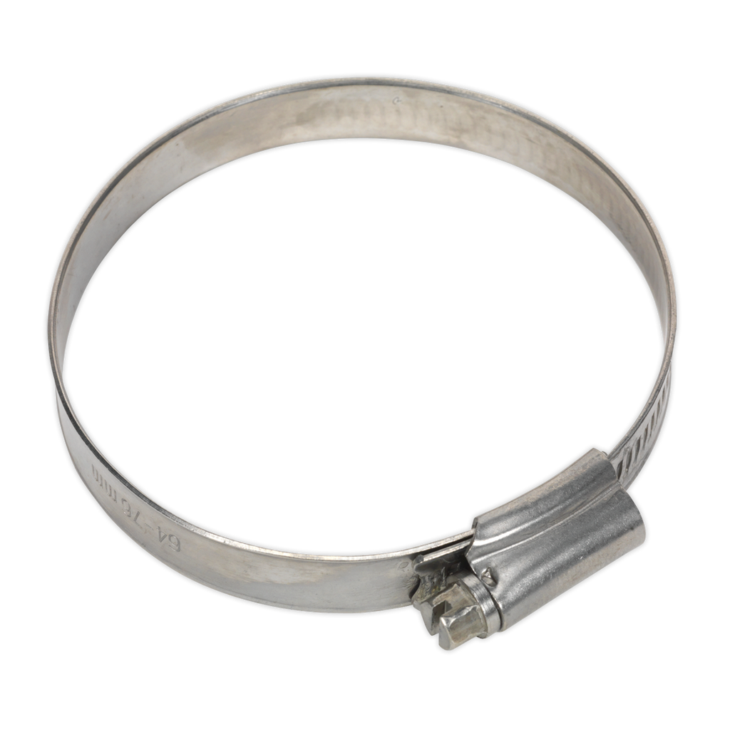 Stainless Steel Hose Clip 64-76mm - Pack of 10 SHCSS3