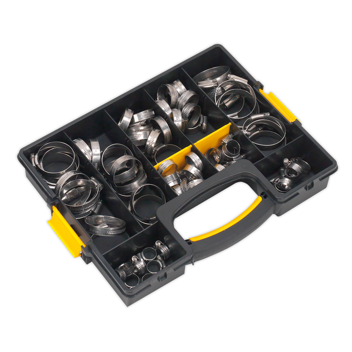 Stainless Steel Hose Clip Assortment 10-57mm 90pc SHCSS90AC