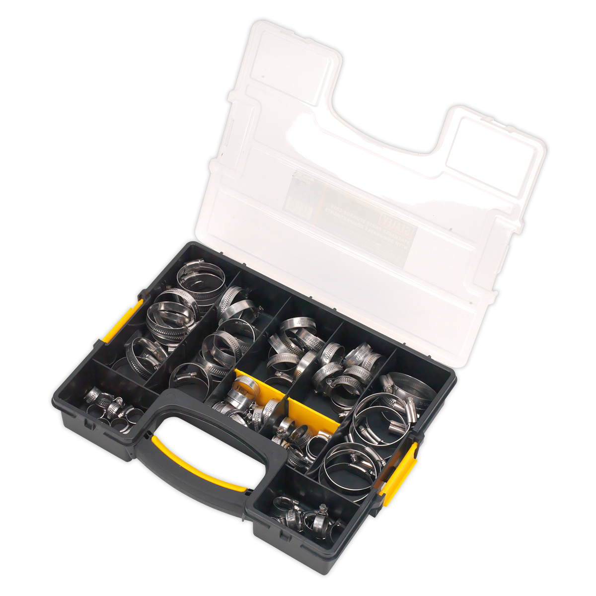 Stainless Steel Hose Clip Assortment 10-57mm 90pc SHCSS90AC