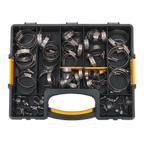 Stainless Steel Hose Clip Assortment 10-57mm 90pc SHCSS90AC