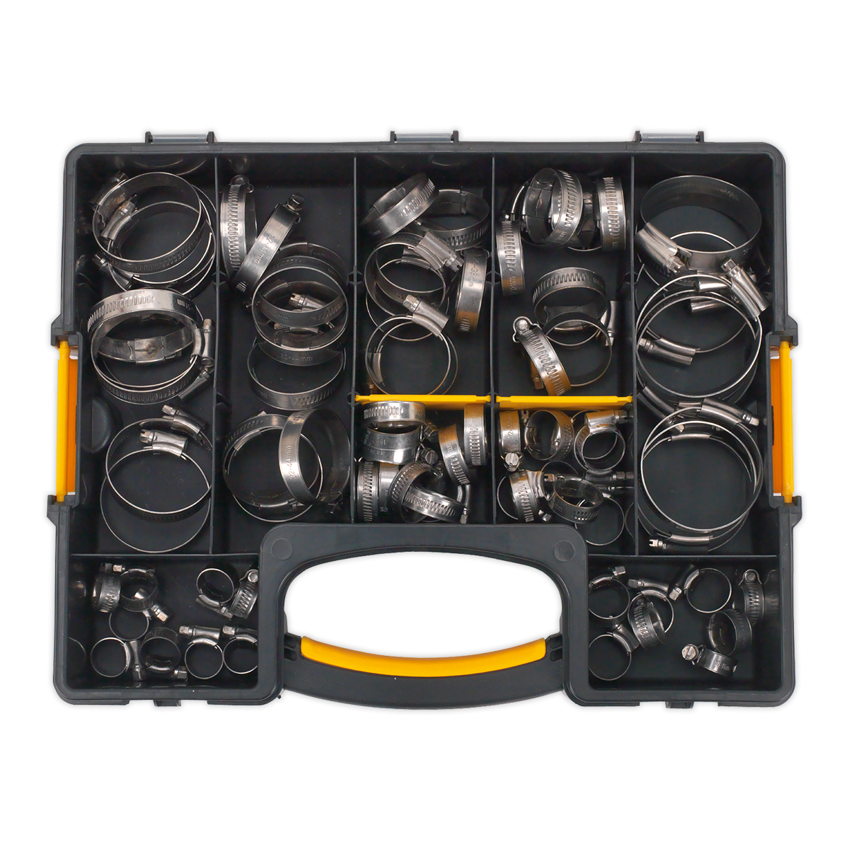 Stainless Steel Hose Clip Assortment 10-57mm 90pc SHCSS90AC