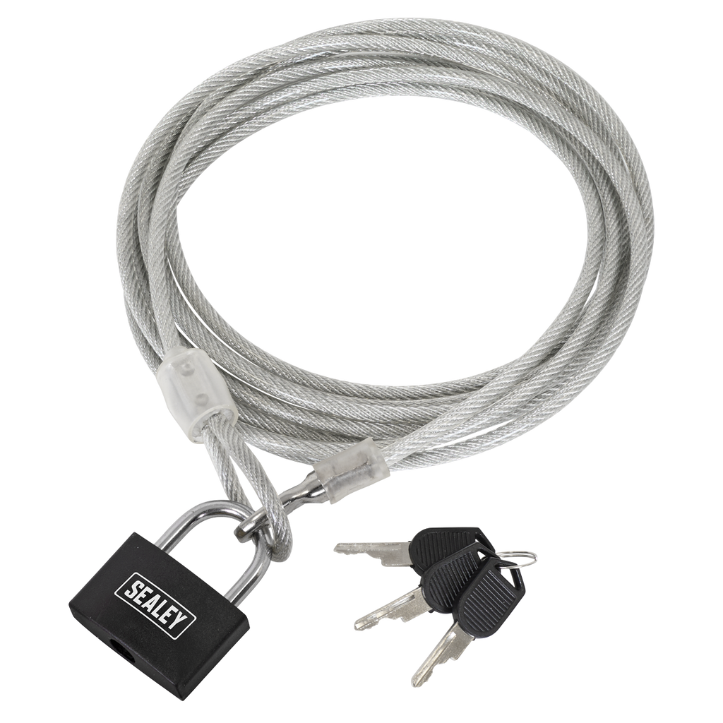 Motorcycle Cable Lock 3m SHGCL3