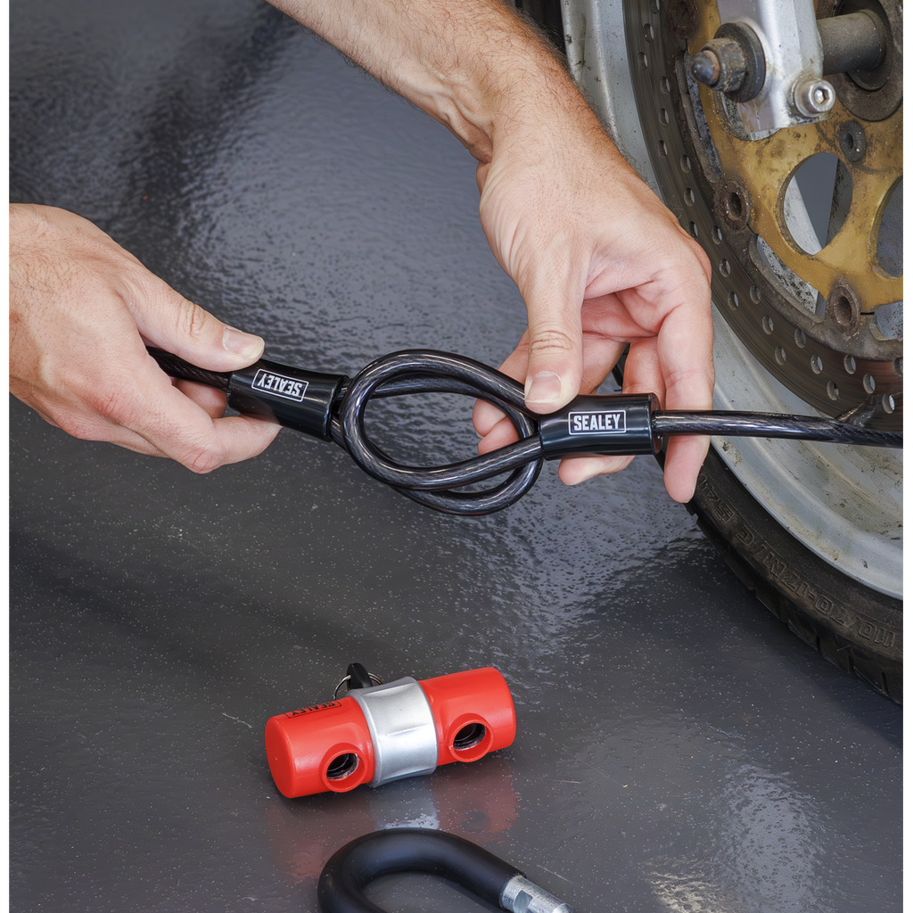 Motorcycle Cable Lock 10mm x 5m SHGCL5