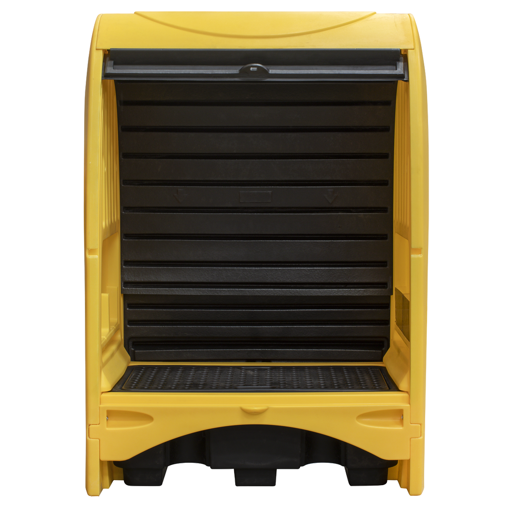 2 Drum Barrel Bund with Hardcover 250L Capacity SJ1001
