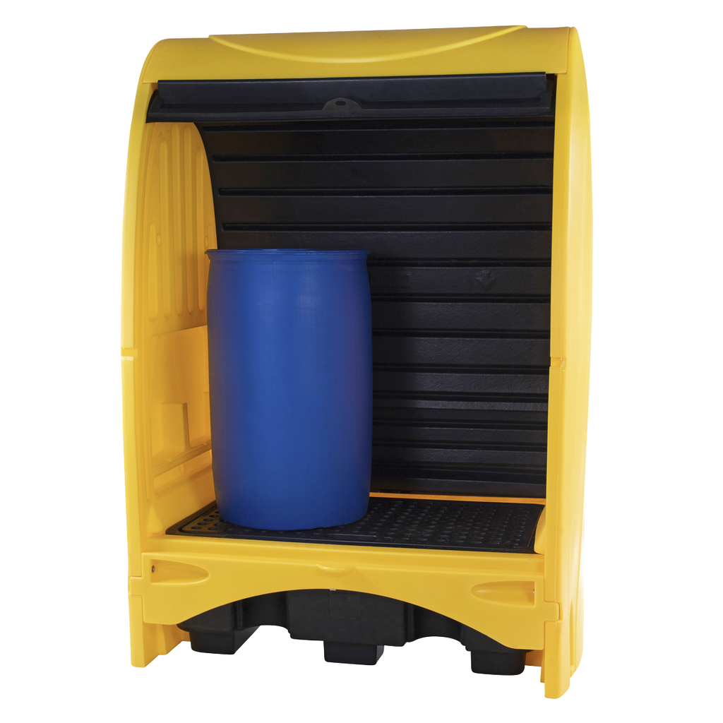 2 Drum Barrel Bund with Hardcover 250L Capacity SJ1001