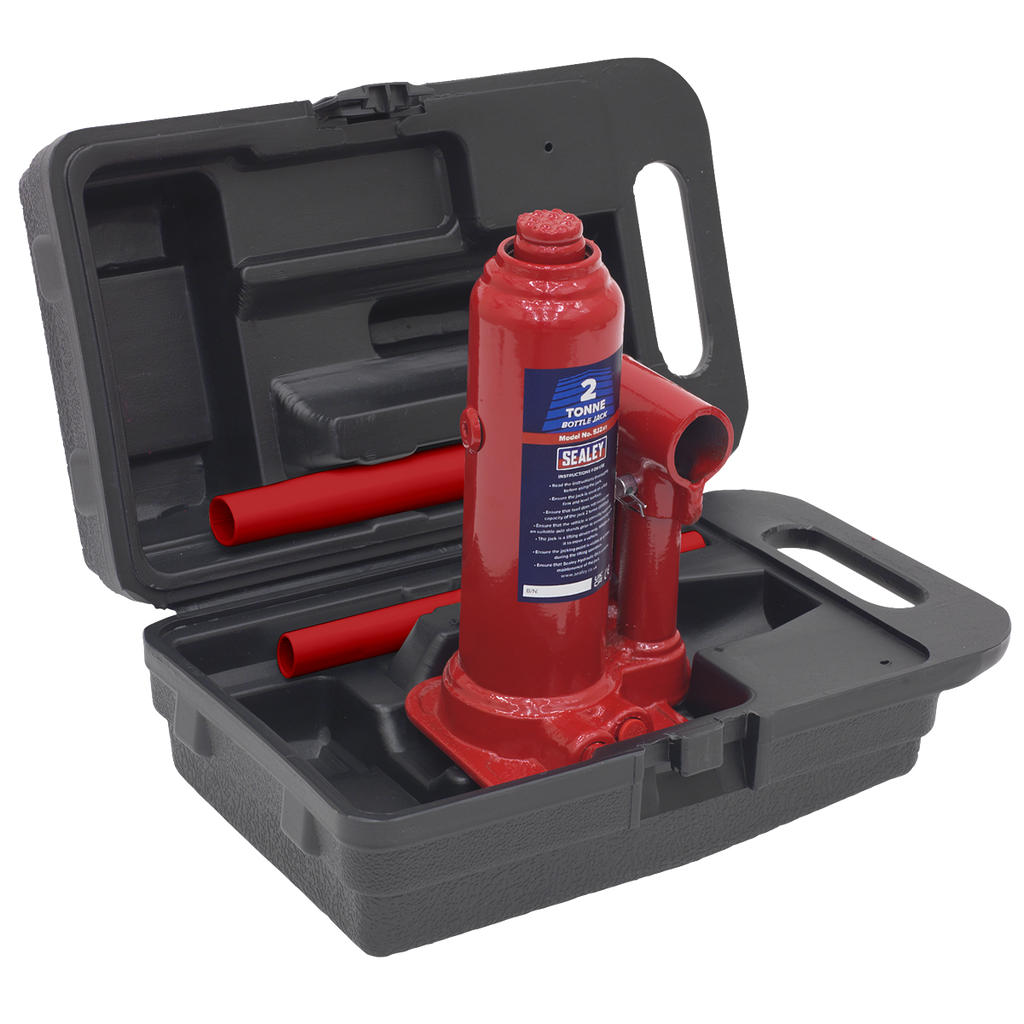 Bottle Jack 2 Tonne with Storage Case SJ2BMC