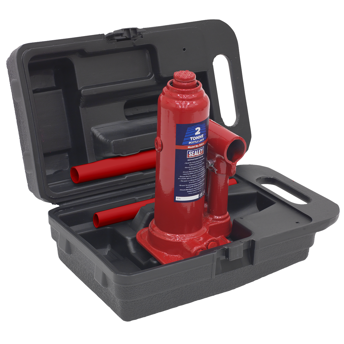 Bottle Jack 2 Tonne with Storage Case SJ2BMC