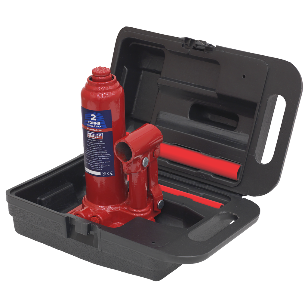 Bottle Jack 2 Tonne with Storage Case SJ2BMC