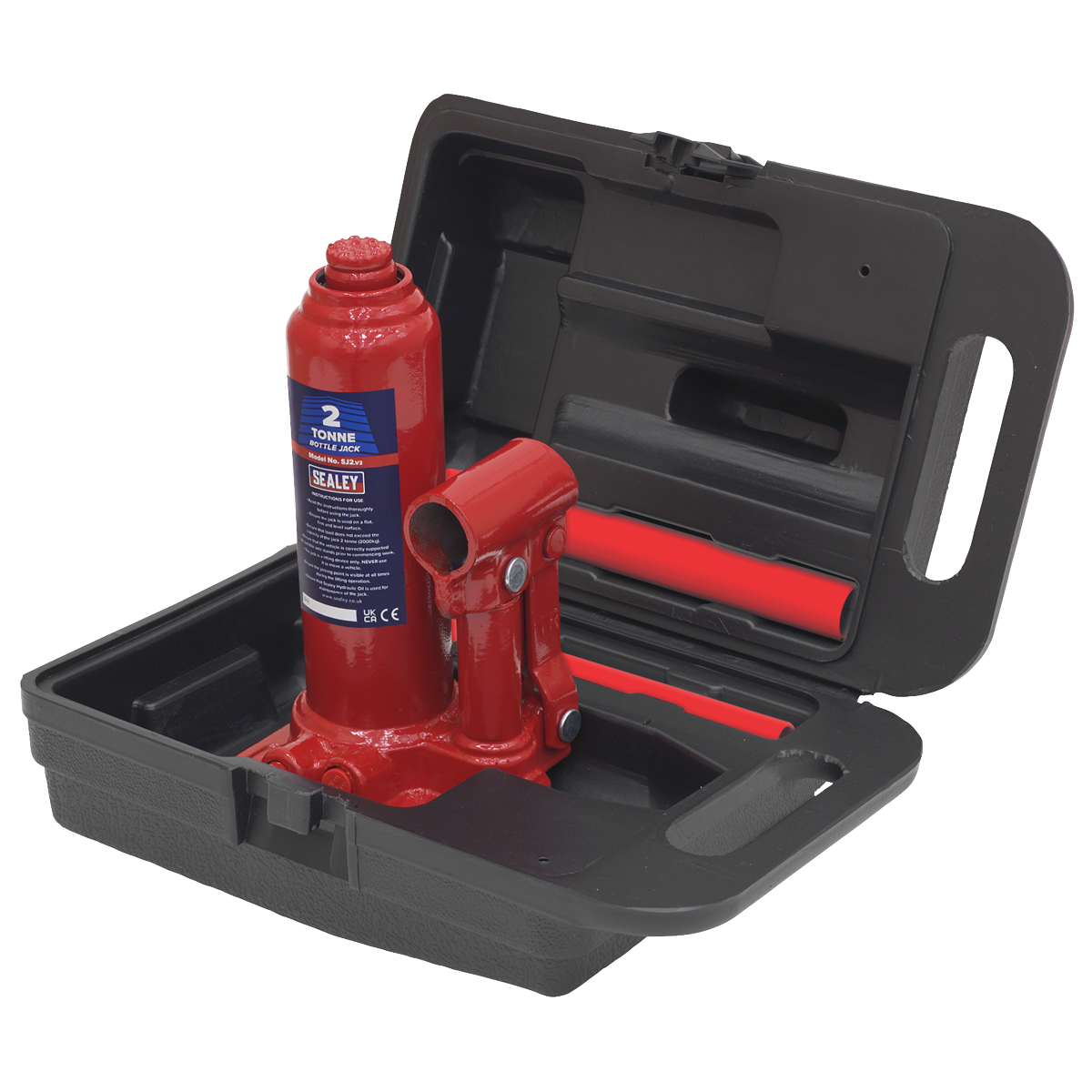 Bottle Jack 2 Tonne with Storage Case SJ2BMC