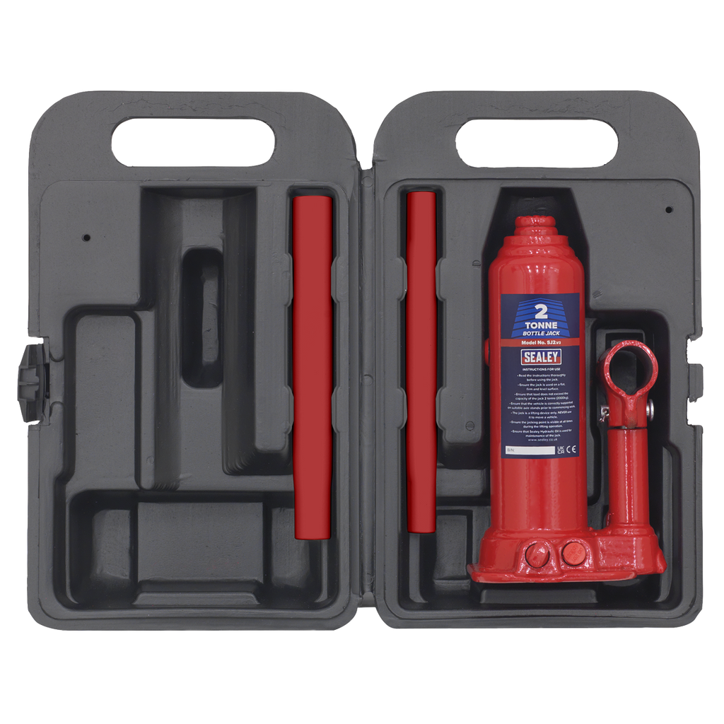 Bottle Jack 2 Tonne with Storage Case SJ2BMC