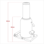 Bottle Jack 50 Tonne SJ50