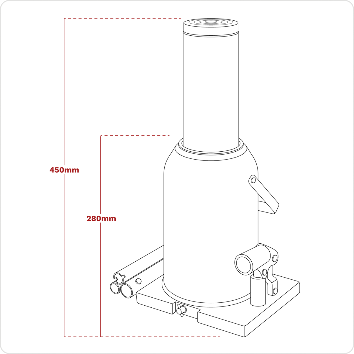 Bottle Jack 50 Tonne SJ50