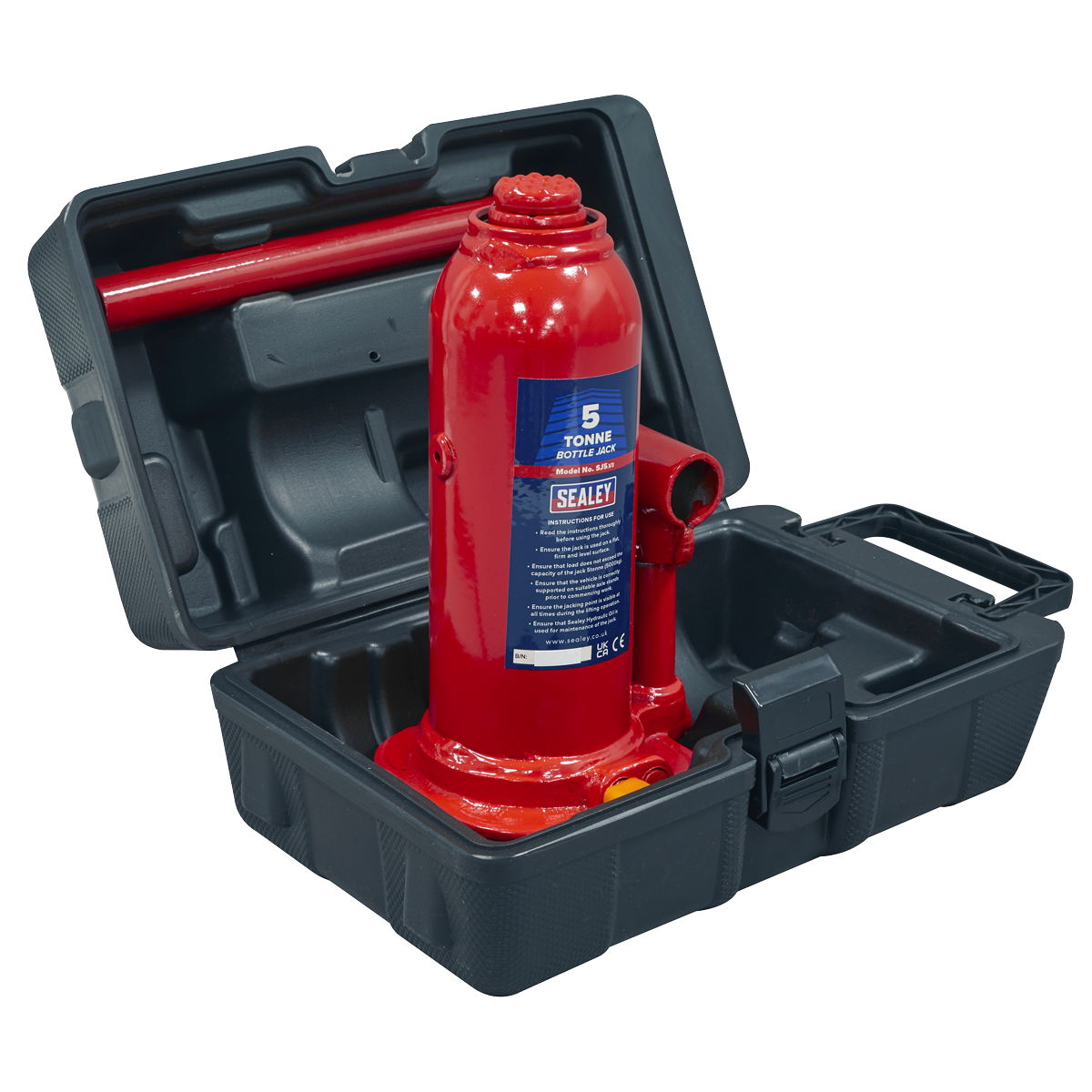 Bottle Jack 5 Tonne with Storage Case SJ5BMC