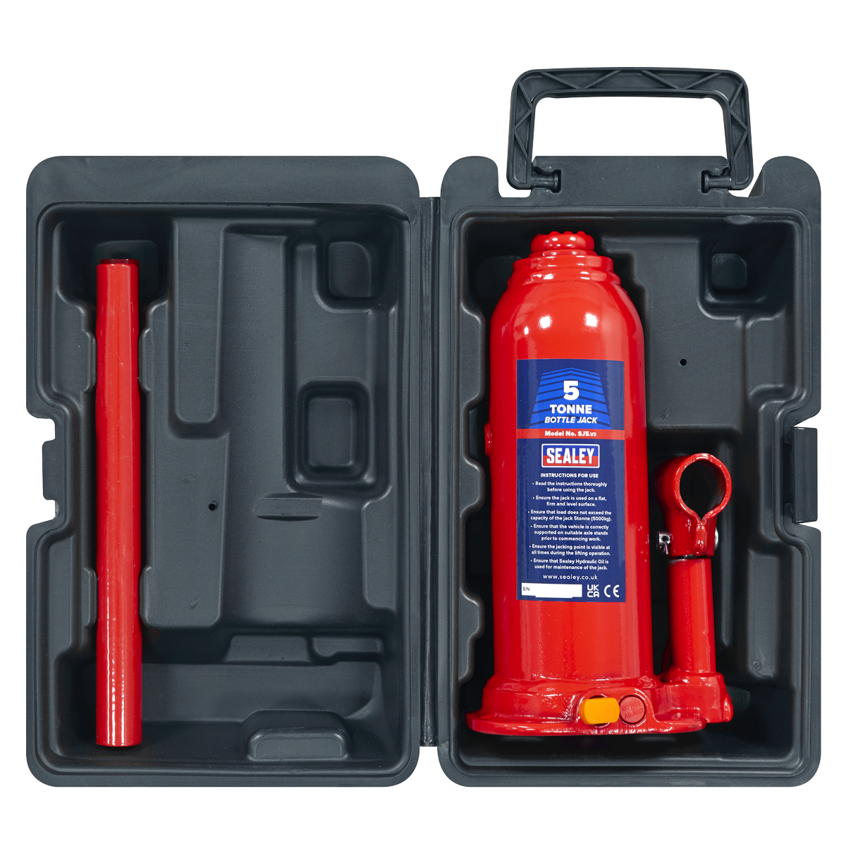 Bottle Jack 5 Tonne with Storage Case SJ5BMC