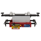 Air Jacking Beam 2 Tonne with Arm Extenders & Flat Roller Supports SJBEX200A