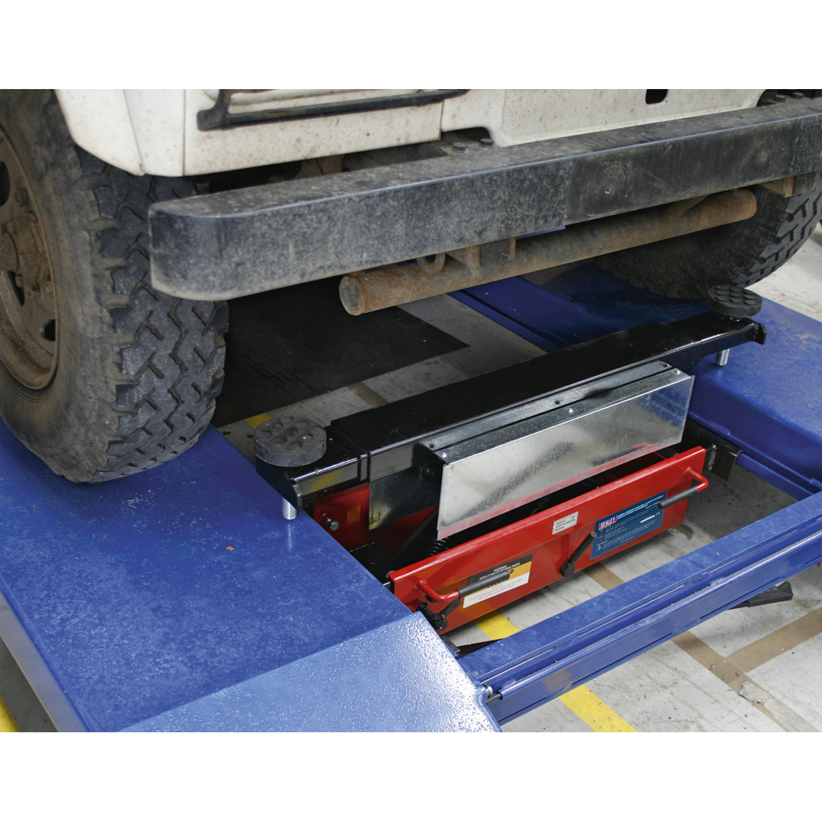 Jacking Beam 2 Tonne with Arm Extenders & Flat Roller Supports SJBEX200