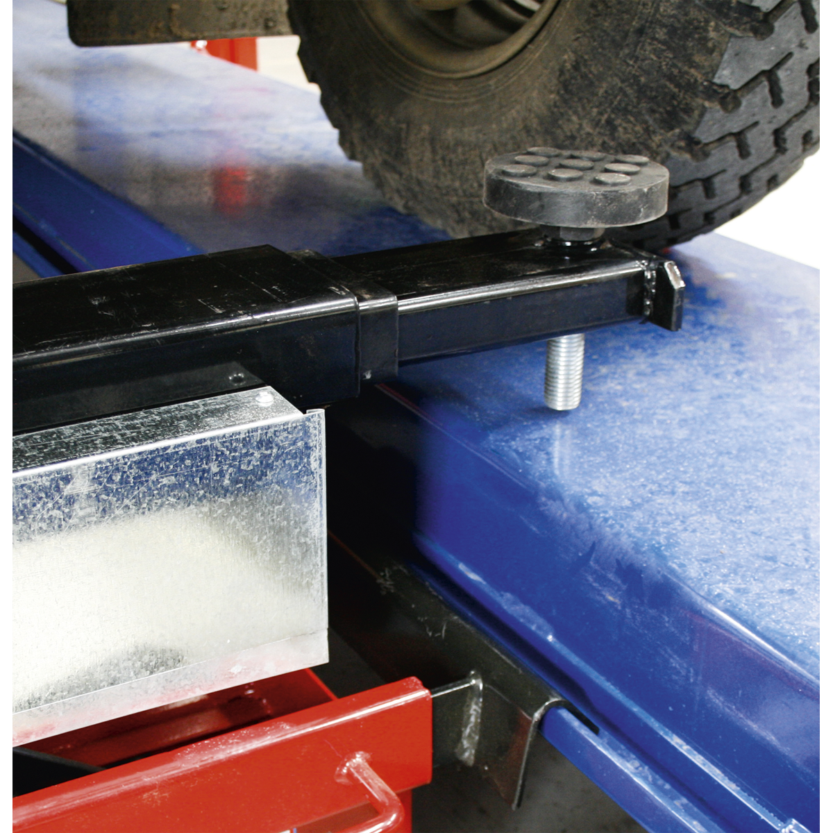 Jacking Beam 2 Tonne with Arm Extenders & Flat Roller Supports SJBEX200