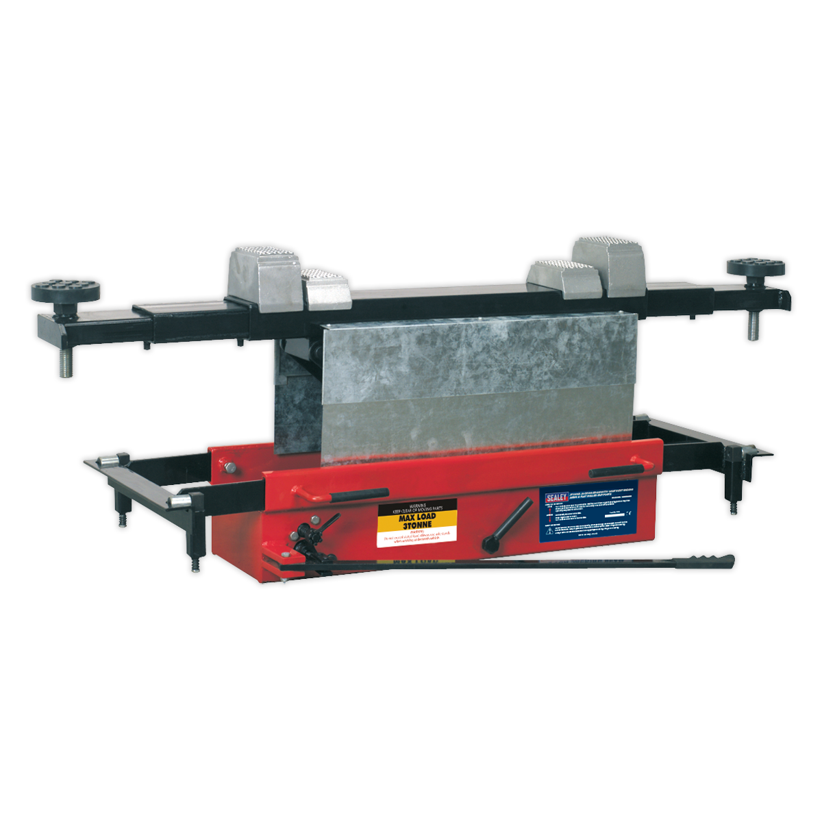 Jacking Beam 3 Tonne with Arm Extenders & Flat Roller Supports SJBEX300
