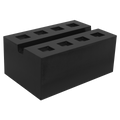 Slotted Rubber Support Block for Viking Jacking Beams 80mm SJBEX.A03
